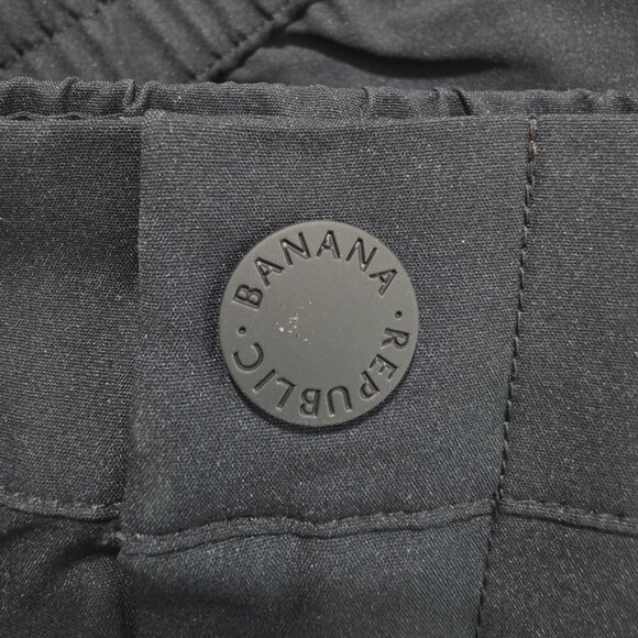Banana Republic Motion Tech Hybrid Pants Mens Sz 30x39 & 34x42 Black Performance - Picture 15 of 16